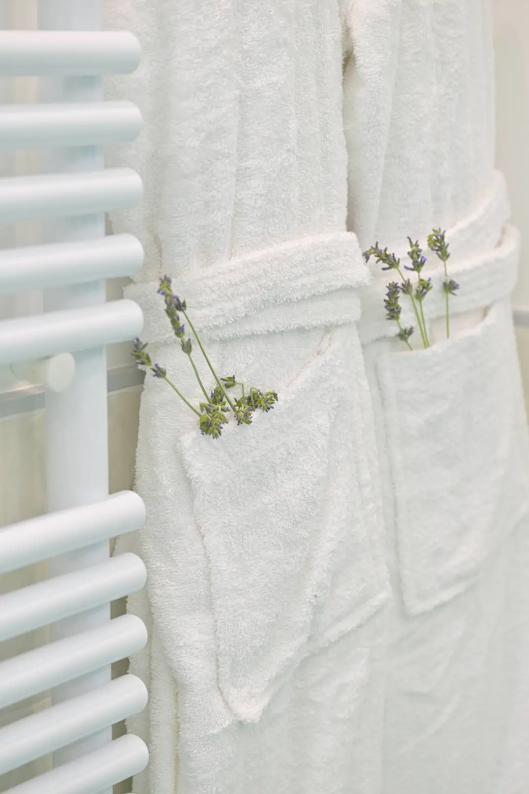 The bathrobes and the lavender