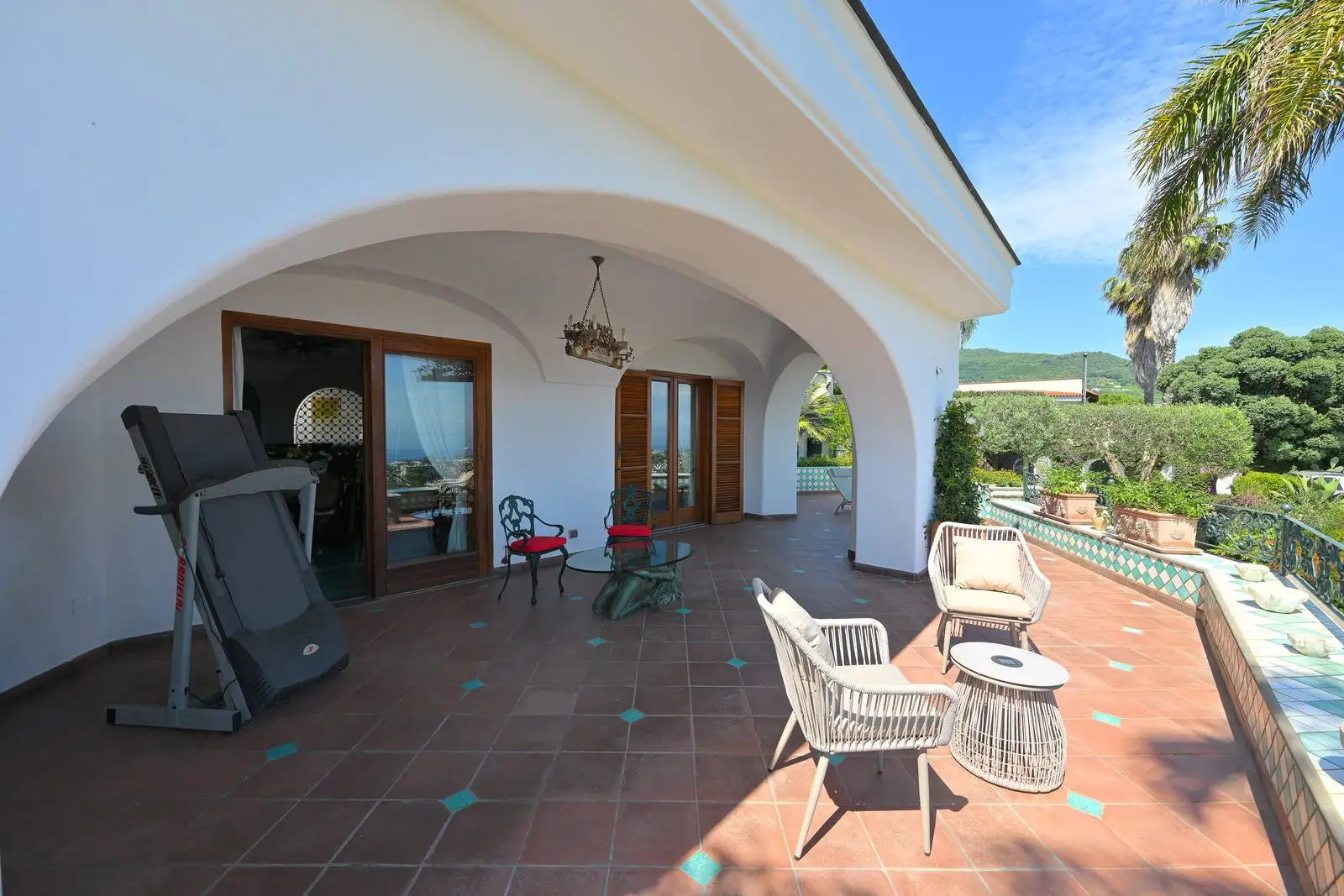 The covered loggia